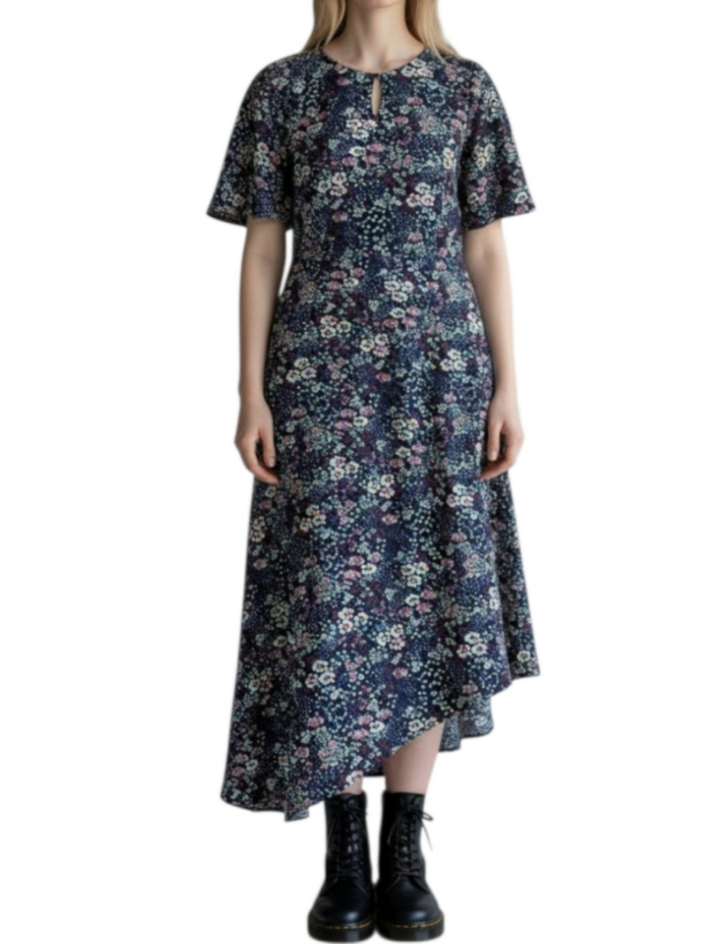 Vintage Y2K Floral Maxi Dress Size Small Nwt Boho Chic Fairycore Whimsigoth